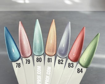 Ojo de gato satinado, ESMALTE EN GEL
