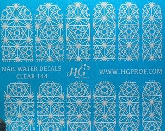 144 Water Decals