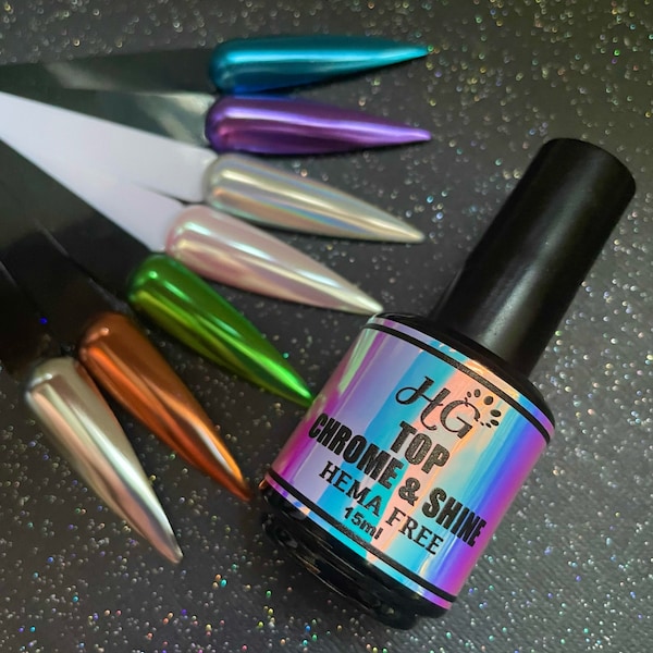 Chrome & Shine Top Coat NO-WIPE