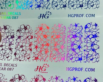 087 Calcomanías de agua FOIL