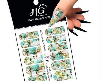 069 Water Decals, Palm.