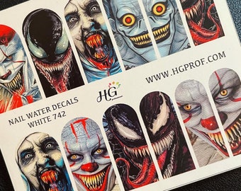 742 Water Decals, Halloween