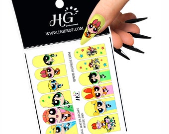 699 Water Decals, The Powerpuff Girls.