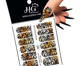 688 Water Decals, Animal Print.
