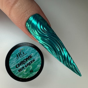 SEA GREEN, Mirror Chrome Powder