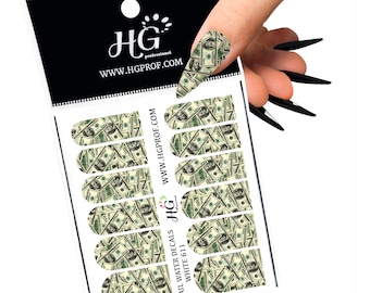 611 & 612 Water Decals, Money, Dollars.