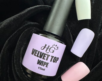 Matte Velvet Top Coat Wipe