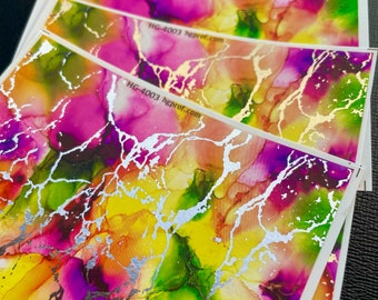 3.5*2.6 inches, HG-4003 ONE SIZE Water Decals