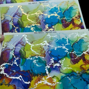 3.5*2.6 inches, HG-4011 ONE SIZE Water Decals
