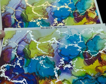 3.5*2.6 inches, HG-4011 ONE SIZE Water Decals
