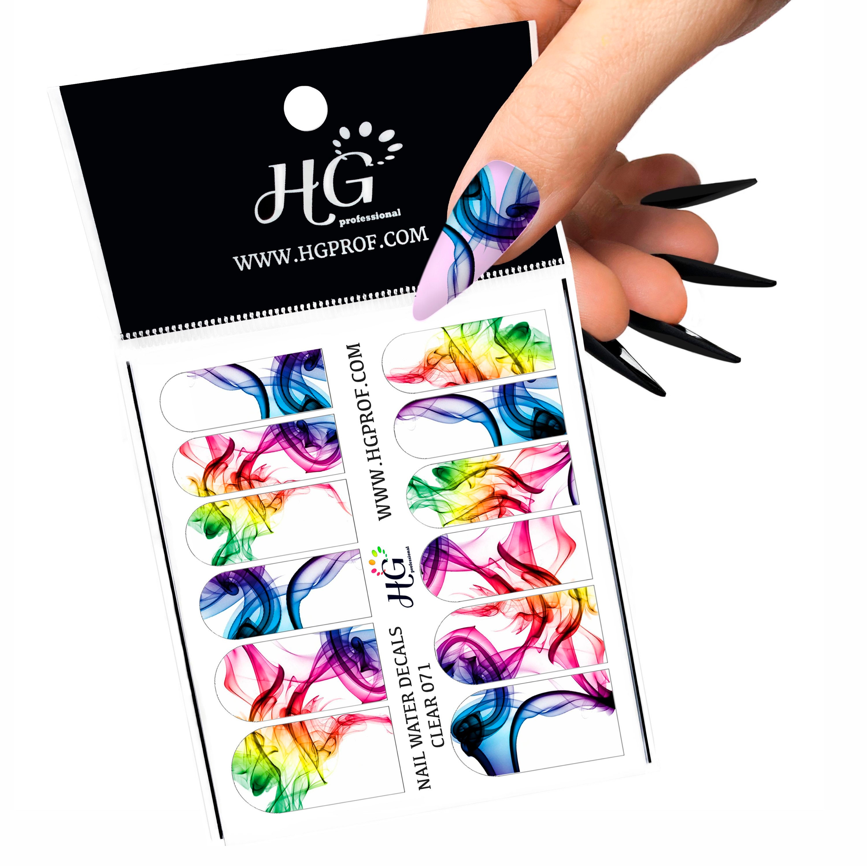 CLEAR_071 / Water Decals / Nail Decals / Nail Wraps / Nail Etsy