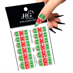 752 Water Decals, Winter, Christmas.