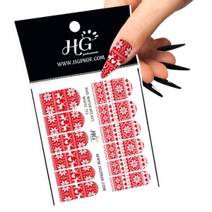 753 Water Decals, Winter, Christmas.