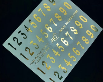 056 FOIL Water Decals