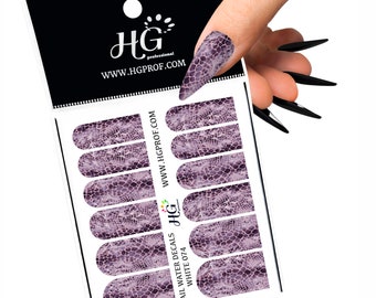 074 Water Decals, Animal Print, Reptile.