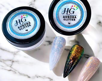 Aurora Glitter Blau
