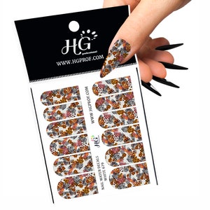 679 Water Decals, Animal Print, Leo Print, Leopard Print.