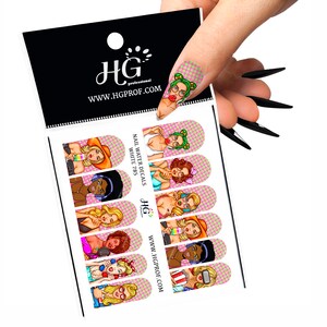 785 Water Decals, Girls, Pop Art.