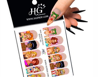 785 Water Decals, Girls, Pop Art.