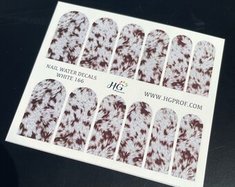 166 Water Decals, Animal Print.