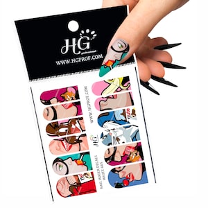 665 Water Decals, Pop Art.