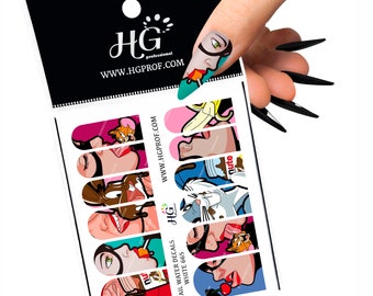 665 Water Decals, Pop Art.