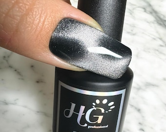 76 Silver Crystal Cat Eye, GEL POLISH