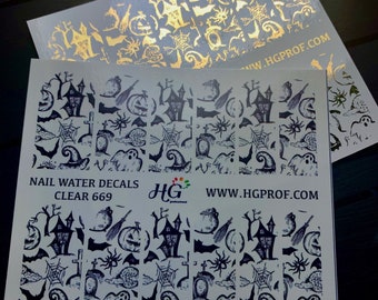 669 Water Decals, Halloween