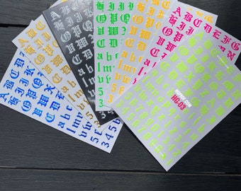 3D Nail Stickers HG-03 / nail stickers / nail decals / nail art /