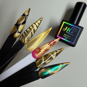 Oeil de chat doré 133, GEL POLISH