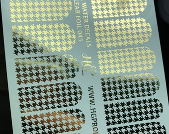 045 FOIL Water Decals