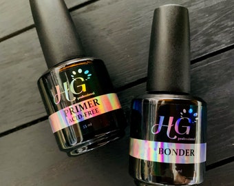 PRIMER & BONDER / arte de uñas / uñas / tienda de uñas / tienda de uñas / gel de uñas / top de uñas / imprimación de uñas / adhesivo de uñas /