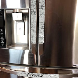 Family Love Words Refrigerator Oven Dishwasher Handle Covers
