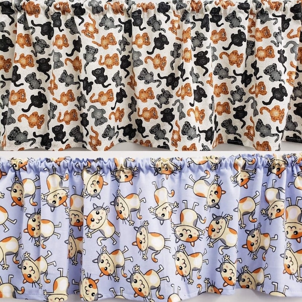 Cat Valances Etsy