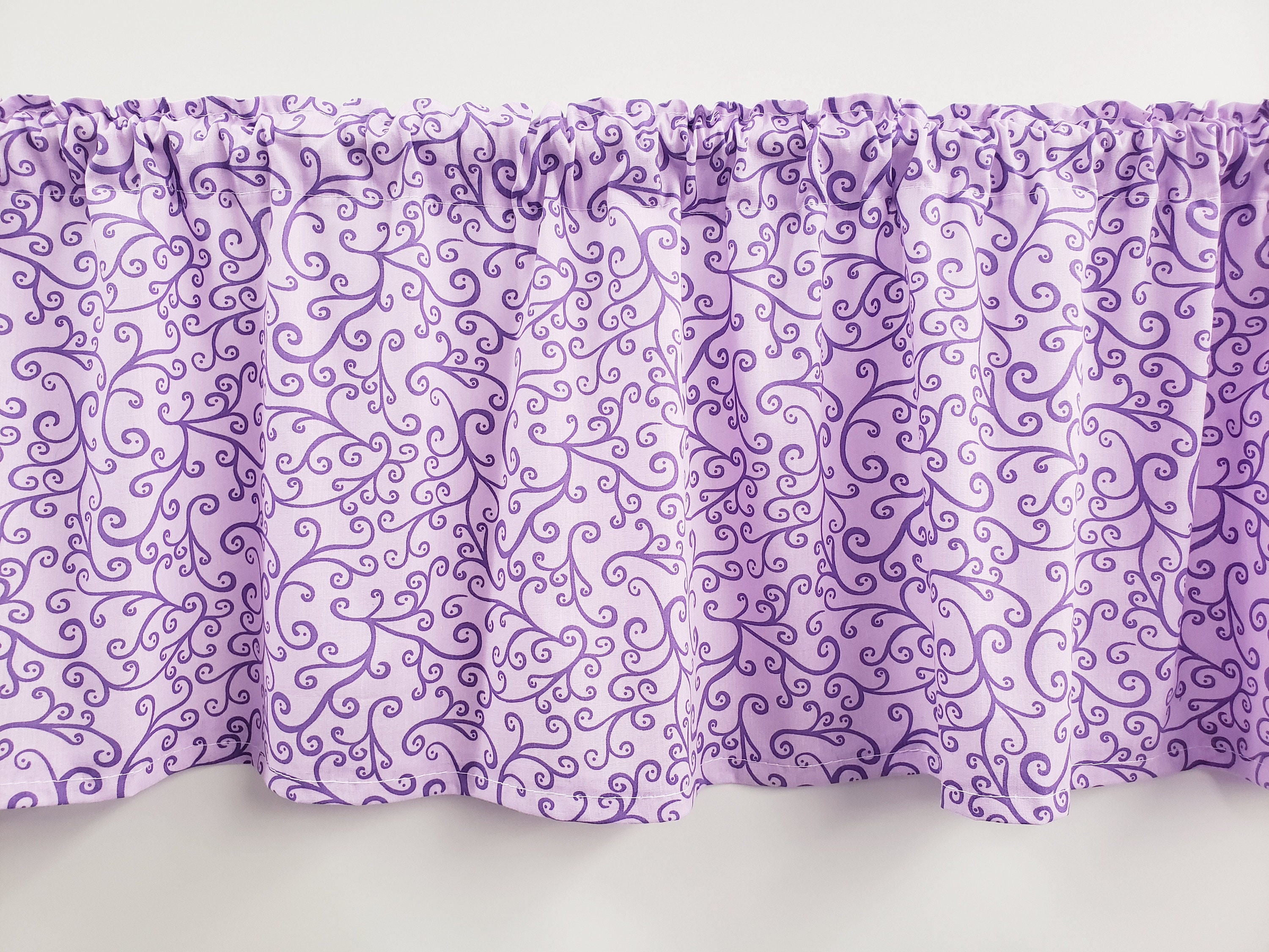  Chees D Zone Tab Top Window Valance,Black Spiders- Web Purple  Kitchen Valances Light Filtering Privacy Curtain 1 Panel for  Bedroom,Bathroom,Living Room Scary Theme Horrific Animal 60x18in : Home &  Kitchen