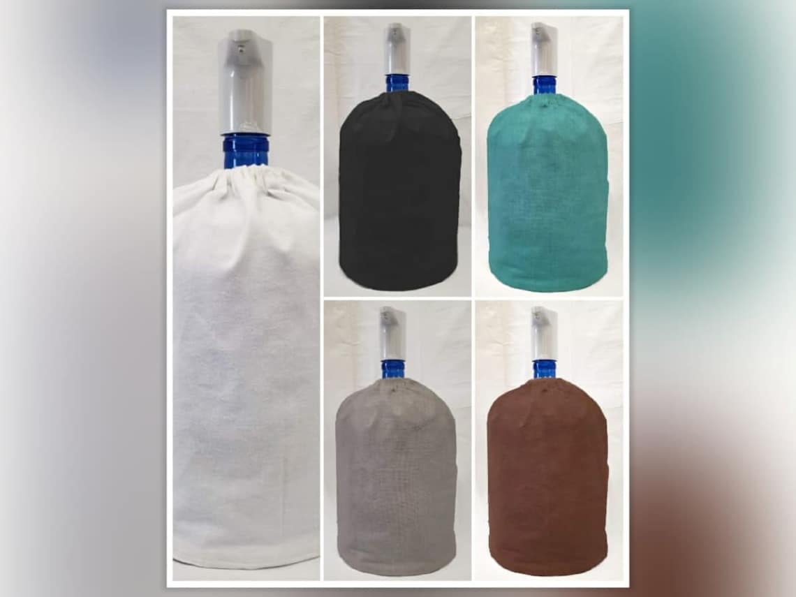 Maroon - Handmade 1L Water Bottle Cover 05