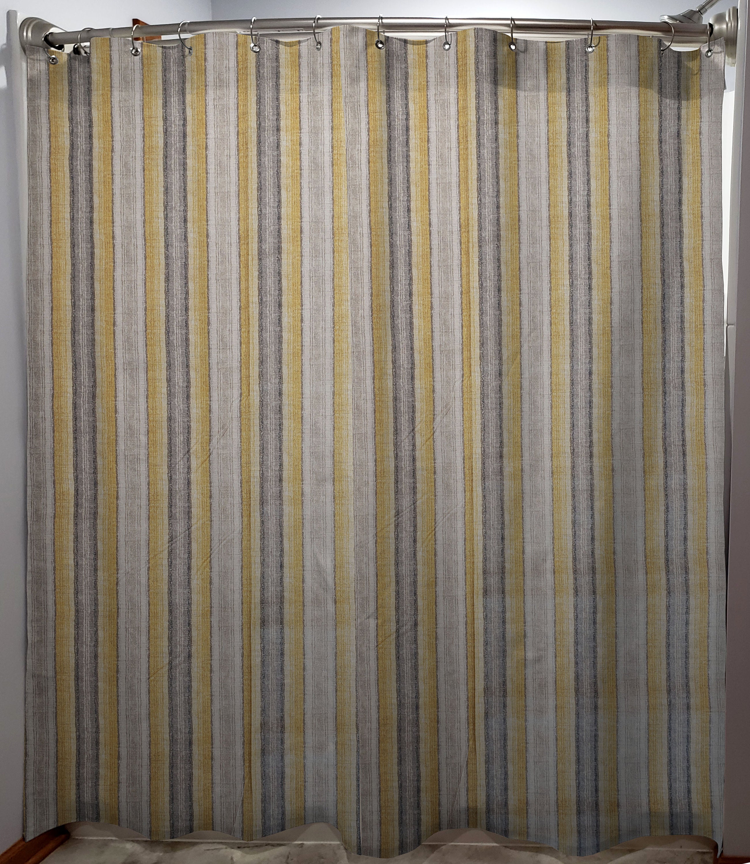Yellow Shower Curtain 