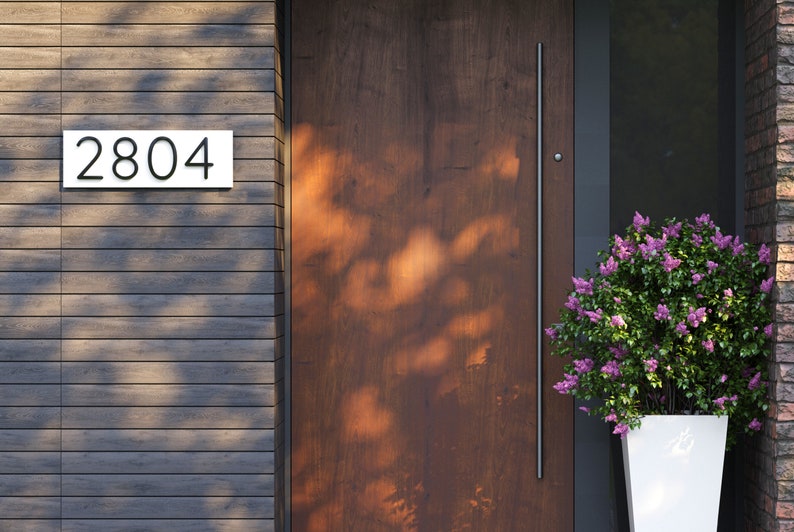 House numbers vertical and horizontal house numbers house Etsy