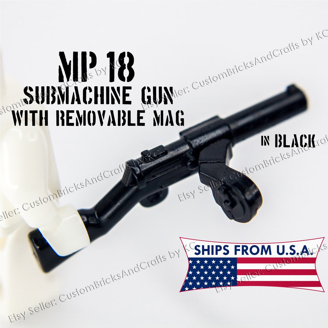 WW2 German MP18 SMG Submachine Gun W/ Removable Snail Drum Mag Etsy