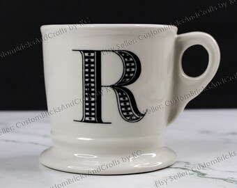 Anthropologie White Shaver Initial "C" Coffee or Tea Mug/Cup FREE SHIPPING!!!