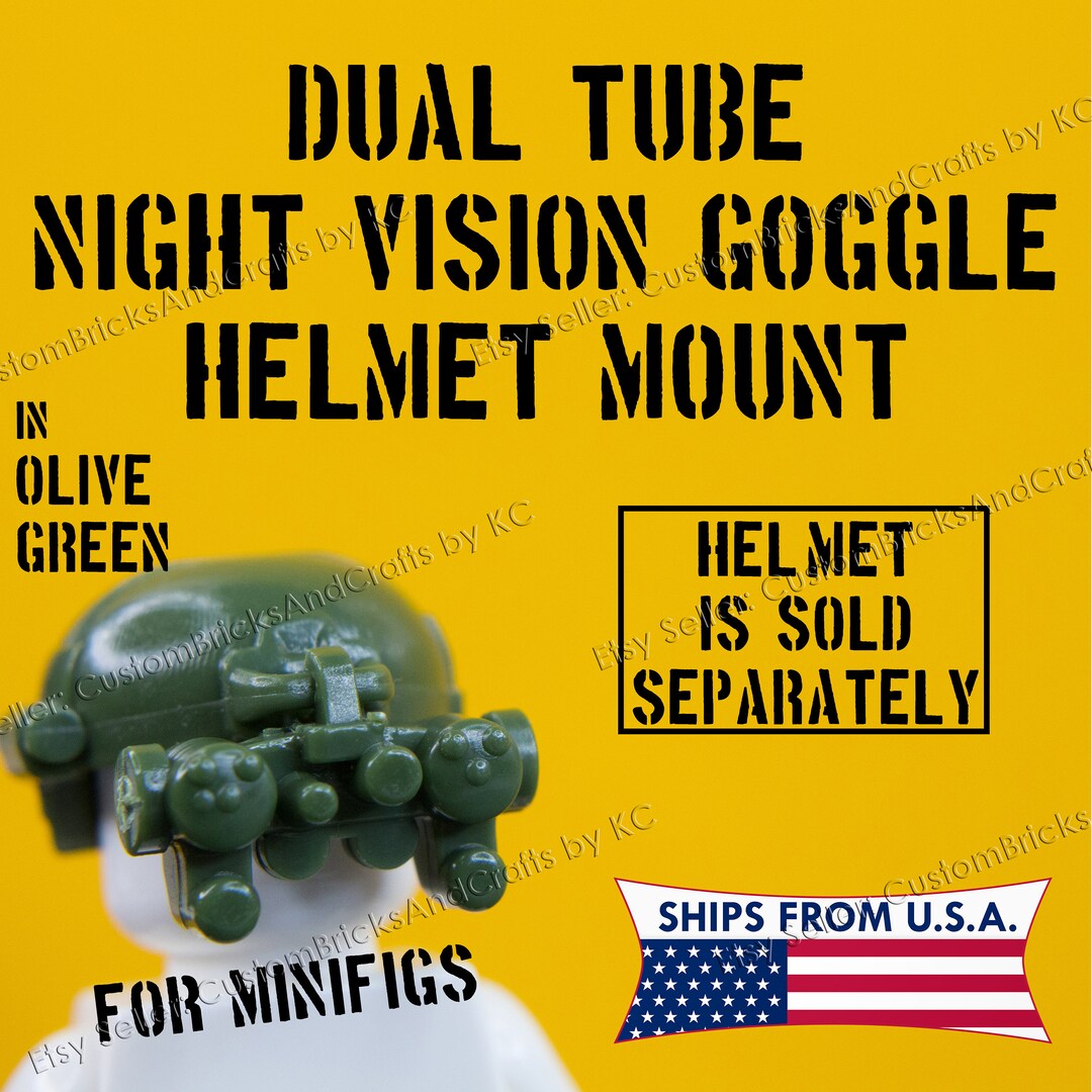 Dual Tube Night Vision Goggle Helmet MOUNT CUSTOM Brick Etsy