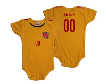 baby colombia soccer jersey