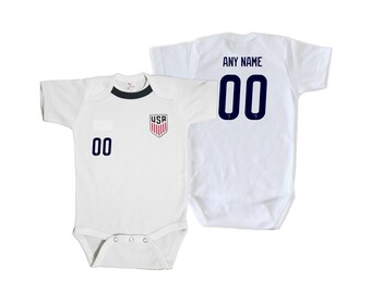 usa soccer baby onesie