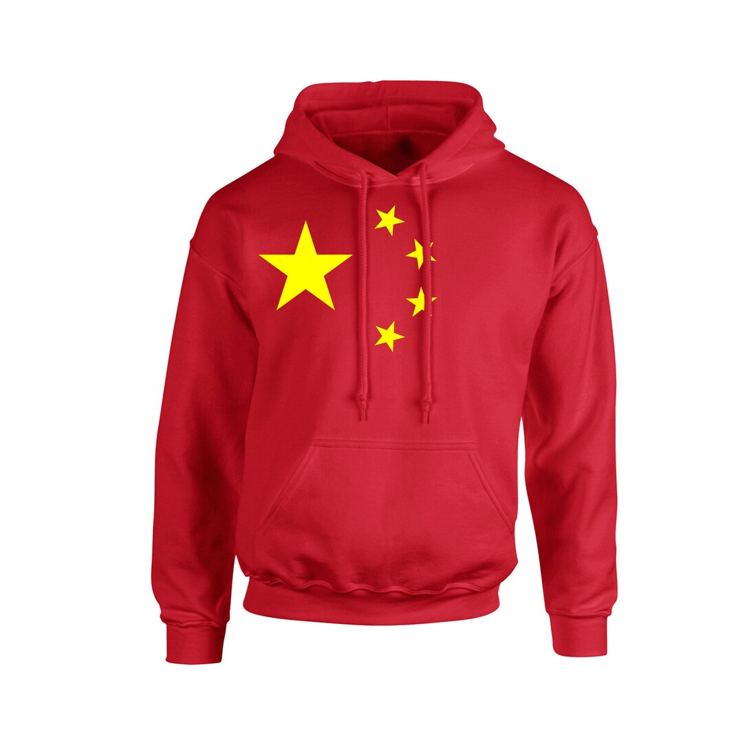China Flag Hoodie Etsy