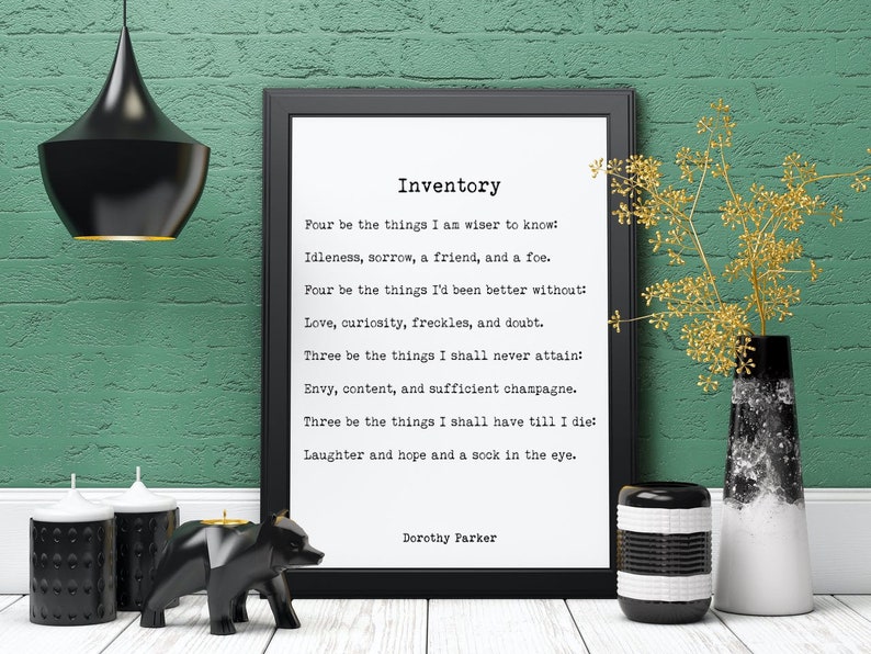 Instant Download Printable Dorothy Parker Poem Print Art Collectibles Digital Prints Vadel Com Instant Download Printable Dorothy Parker Poem Print Art Collectibles Digital Prints Vadel Com