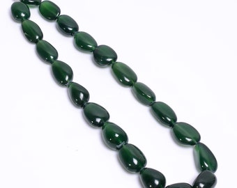 Chrysoprase half drilled onion briolettes SINGLE stone pendant AAA gem MINT green apple natural micro faceted acorn inverted drop dangle