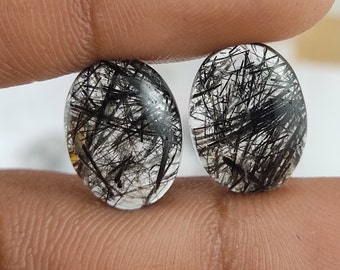 Natural Black Rutile Quartz 89gr From Pakistan 2.6 inch C26