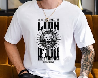Löwe von Jehuda Shirt, Bibel Vers Christian Apparel