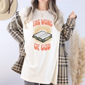 Christian Shirts The Word of God Bible Verse Christian Apparel Christian Gift Jesus T-Shirt Religious Gifts Jesus is King