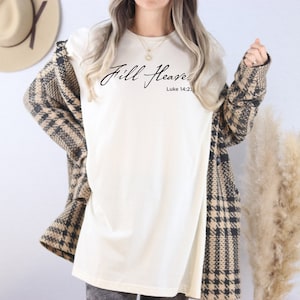Christian Shirts Fill Heaven Bible Verse Christian Apparel Christian Gift Jesus T-Shirt Religious Gifts Jesus is King